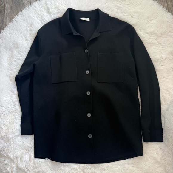 Aritzia babaton society sweater button-up shacket medium - Picture 6 of 11